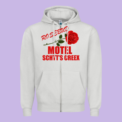 Rosebud  Motel Schtts Creex Zipper Hoodie Designed By Bettercallsaul