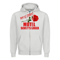Dove Grey rosebud  motel schtts creex Zipper Hoodie - Bettercallsaul