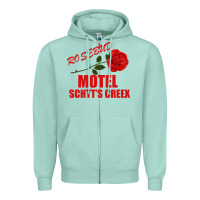Seafoam rosebud  motel schtts creex Zipper Hoodie - Bettercallsaul