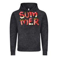 Vintage Black summer watermelon and strawberry Vintage Hoodie - BarkalooDesign