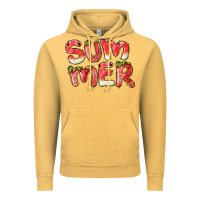 Vintage Mustard summer watermelon and strawberry Vintage Hoodie - BarkalooDesign