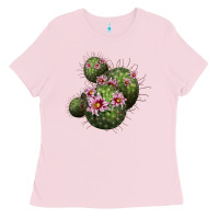 Bubblegum Pink arizona fishhook cacti Ladies Tee - LillyAllenDesigns