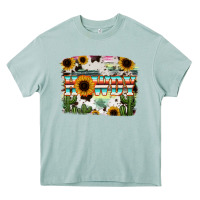 Arona Howdy Serape And Sunflower Heavy Core Tee - RanaPortraitStore