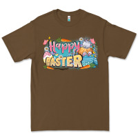 Cacao Happy Easter Premium Tee - LillyAllenDesigns