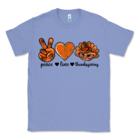 Colony Blue peace love thanksgiving bbs Classic Tee - BundleAndBundleShop
