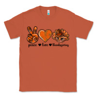 Copper peace love thanksgiving bbs Classic Tee - BundleAndBundleShop