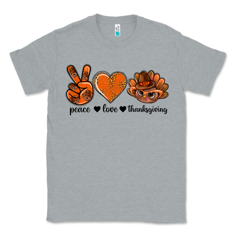 Peace Love Thanksgiving Bbs Classic Tee by BundleAndBundleShop | Teevron
