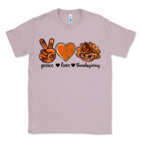 Lilac peace love thanksgiving bbs Classic Tee - BundleAndBundleShop