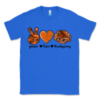 True Royal peace love thanksgiving bbs Classic Tee - BundleAndBundleShop
