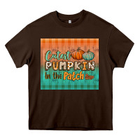 Chocolate Brown cutest pumpkin in the patch tumbler Heavy Core Tee - BundleAndBundleShop