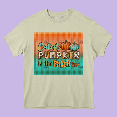 Cutest Pumpkin In The Patch Tumbler Heavy Core Tee Designed By Bundleandbundleshop