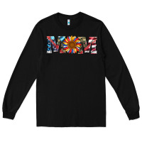 Black mom with sunflower Long Sleeve Tee - Artiststas