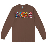 Chestnut mom with sunflower Long Sleeve Tee - Artiststas