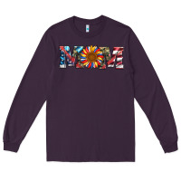 Plum mom with sunflower Long Sleeve Tee - Artiststas