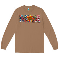 Toasted Coconut mom with sunflower Long Sleeve Tee - Artiststas