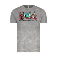 Cloud Rock peace love maine coon cat Vintage Tee - LillyAllenDesigns