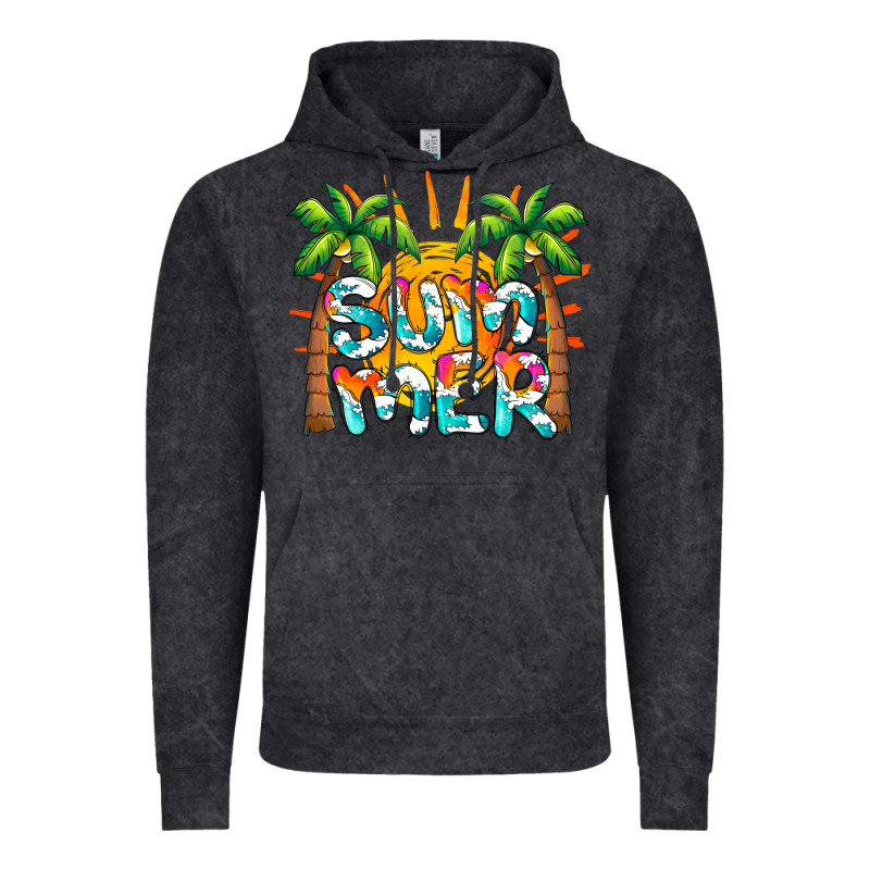 Summer Waves And Sun Vintage Hoodie by BarkalooDesign | Teevron