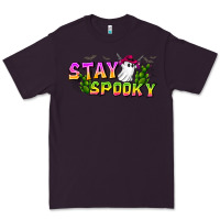 Plum Stay Spooky Premium Tee - CowhideDigitalArt