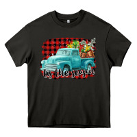 Asphalt Tis The Season Christmas Truck Heavy Core Tee - FaDigitalArtStudio