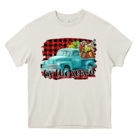 Cream Tis The Season Christmas Truck Heavy Core Tee - FaDigitalArtStudio