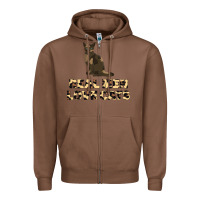 Chestnut Real Men Love Cats Zipper Hoodie - Bettercallsaul