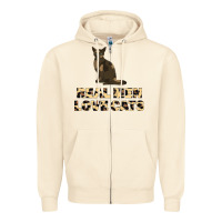 Sandshell Real Men Love Cats Zipper Hoodie - Bettercallsaul