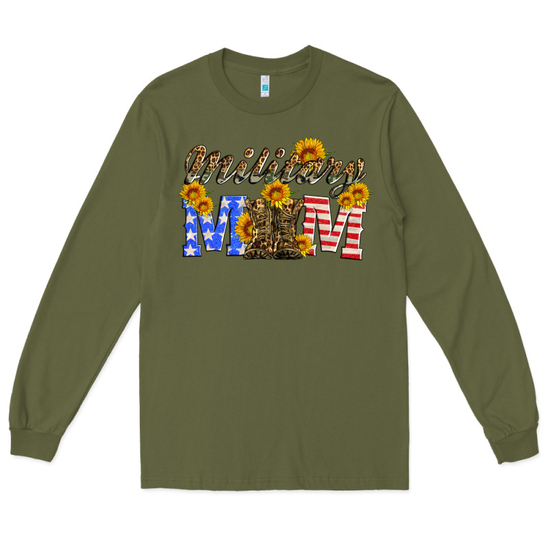 Military Mom With Soldier Boots Long Sleeve Tee by Artiststas | Teevron