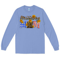 Colony Blue military mom with soldier boots Long Sleeve Tee - Artiststas
