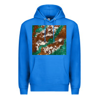 True Royal brown cowhide glitter Premium Hoodie - BarkalooDesign