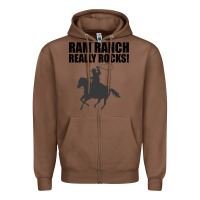 Chestnut Ram Ranch Really Rocks! Zipper Hoodie - Bettercallsaul