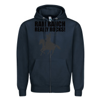 Navy Ram Ranch Really Rocks! Zipper Hoodie - Bettercallsaul