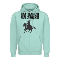 Seafoam Ram Ranch Really Rocks! Zipper Hoodie - Bettercallsaul