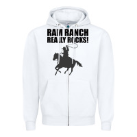 White Ram Ranch Really Rocks! Zipper Hoodie - Bettercallsaul