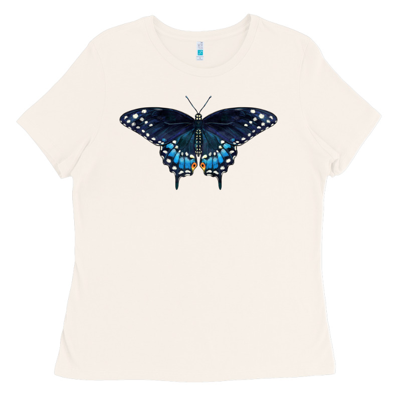 Black Swallowtail Butterfly Ladies Tee by LillyAllenDesigns | Teevron