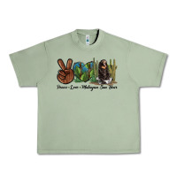 Oil Green Peace Love Malayan Sun Bear Urban Heavy Tee - LillyAllenDesigns