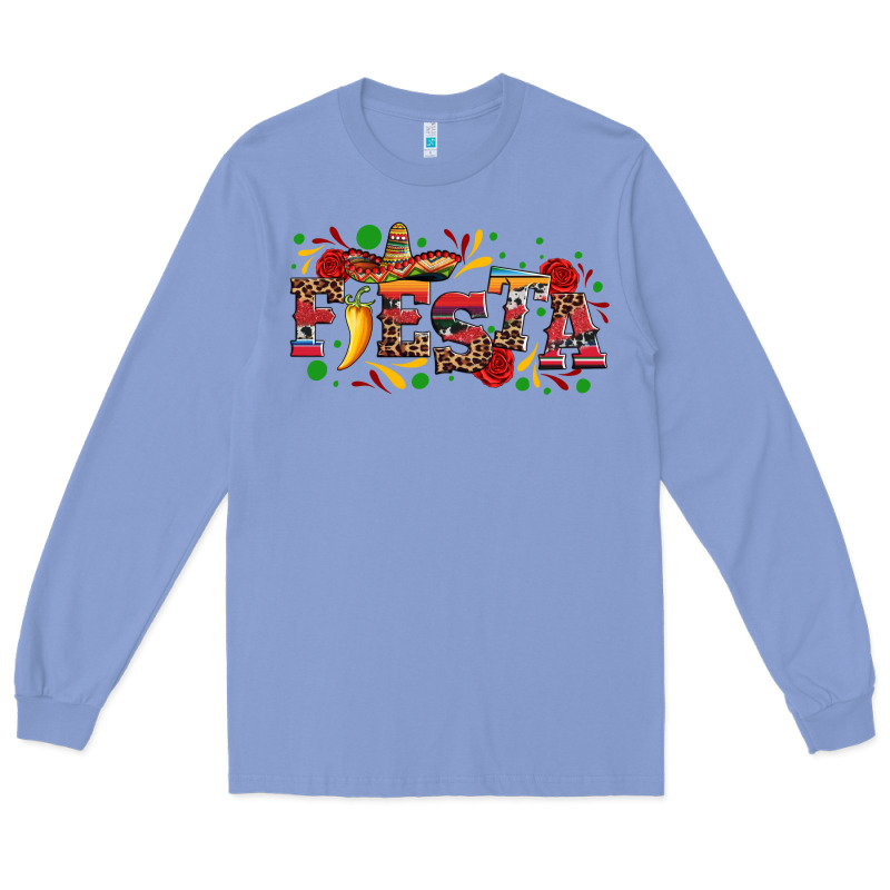 Fieasta With Sombrero Rose And Pepper Long Sleeve Tee by Artiststas | Teevron