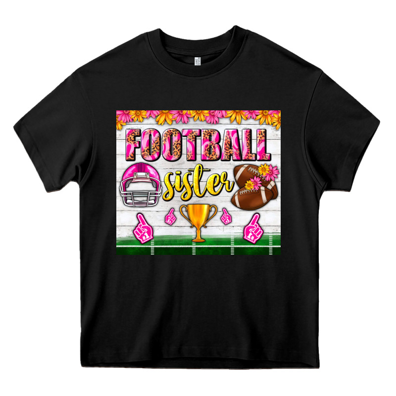 Football Sister Tumbler Heavy Core Tee by BundleAndBundleShop | Teevron