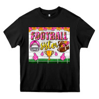 Black football sister tumbler Heavy Core Tee - BundleAndBundleShop
