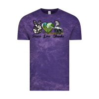 Cloud Purple Peace Love Skunks Vintage Tee - LillyAllenDesigns