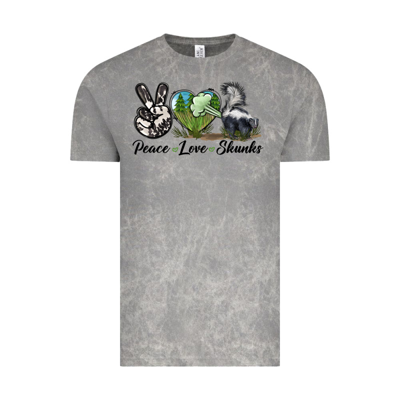 Peace Love Skunks Vintage Tee by LillyAllenDesigns | Teevron