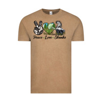 Vintage Coffee Peace Love Skunks Vintage Tee - LillyAllenDesigns