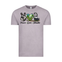 Vintage Zinc Peace Love Skunks Vintage Tee - LillyAllenDesigns