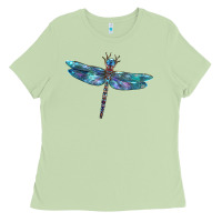 Matcha Blue Dragonfly Ladies Tee - LillyAllenDesigns