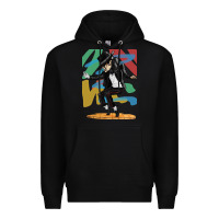 Black michael jackson Premium Hoodie - artisFamous