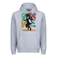 Heather Grey michael jackson Premium Hoodie - artisFamous