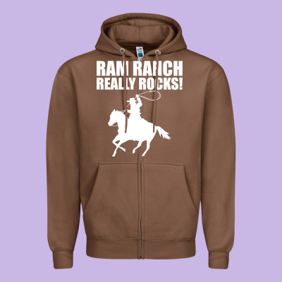 Ram Ranch Really Rocks! Zipper Hoodie Designed By Bettercallsaul