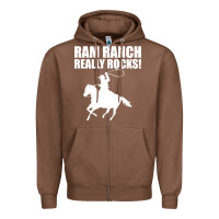 Chestnut Ram Ranch Really Rocks! Zipper Hoodie - Bettercallsaul