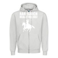 Dove Grey Ram Ranch Really Rocks! Zipper Hoodie - Bettercallsaul