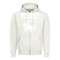 Oatmeal Heather Ram Ranch Really Rocks! Zipper Hoodie - Bettercallsaul