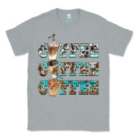 Heather Grey western coffees Classic Tee - BarkalooDesign